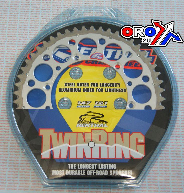 REAR SPROCKET TWINRING KAW, RENTHAL 1120-520-52GPSI KAWASAKI