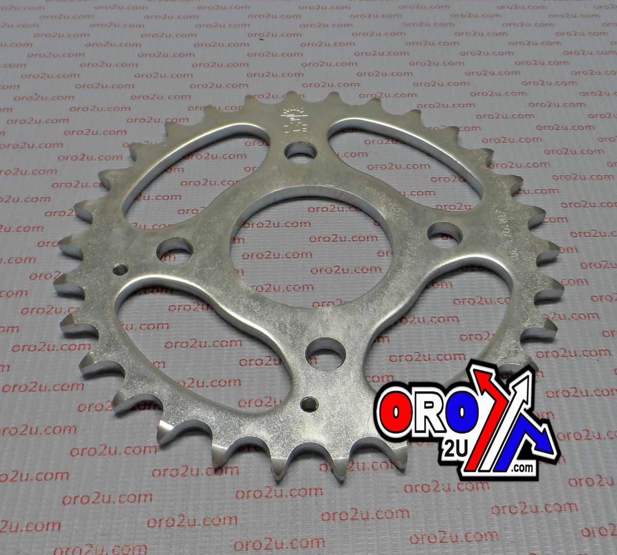 REAR SPROCKET JTR1071.30 JT SILVER, JT STEEL 520 KYMCO 50/150
