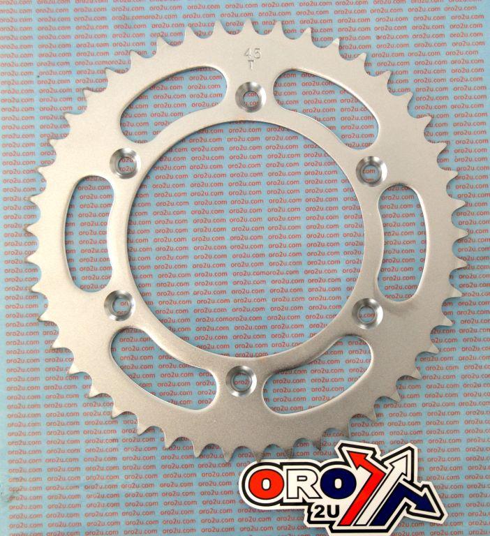 REAR SPROCKET STEEL 45 [JTR897.45] 520, SILVER