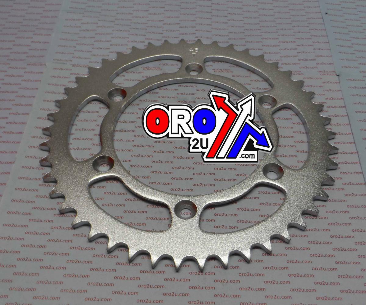 REAR SPROCKET STEEL 46 [JTR897.46] 520, SILVER