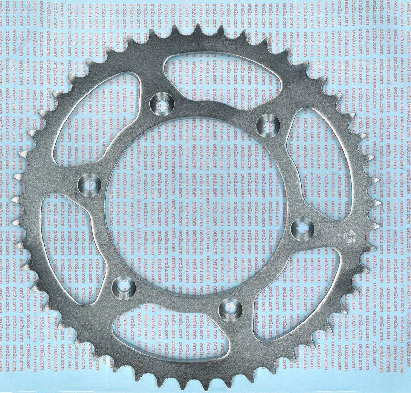 REAR SPROCKET STEEL 49 [JTR897.49] 520, SILVER