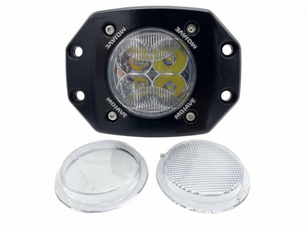 TIGER LIGHTS - SINGLE FLUSH MOUNT LED SPOT LIGHT 3 12/24V MOJAVE TLM3-FM