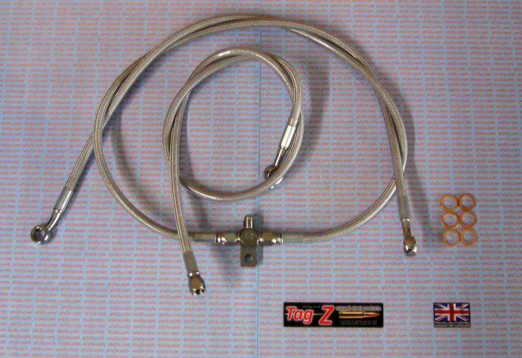 HOSE FRONT BRAKE KIT/3 2 SIL,