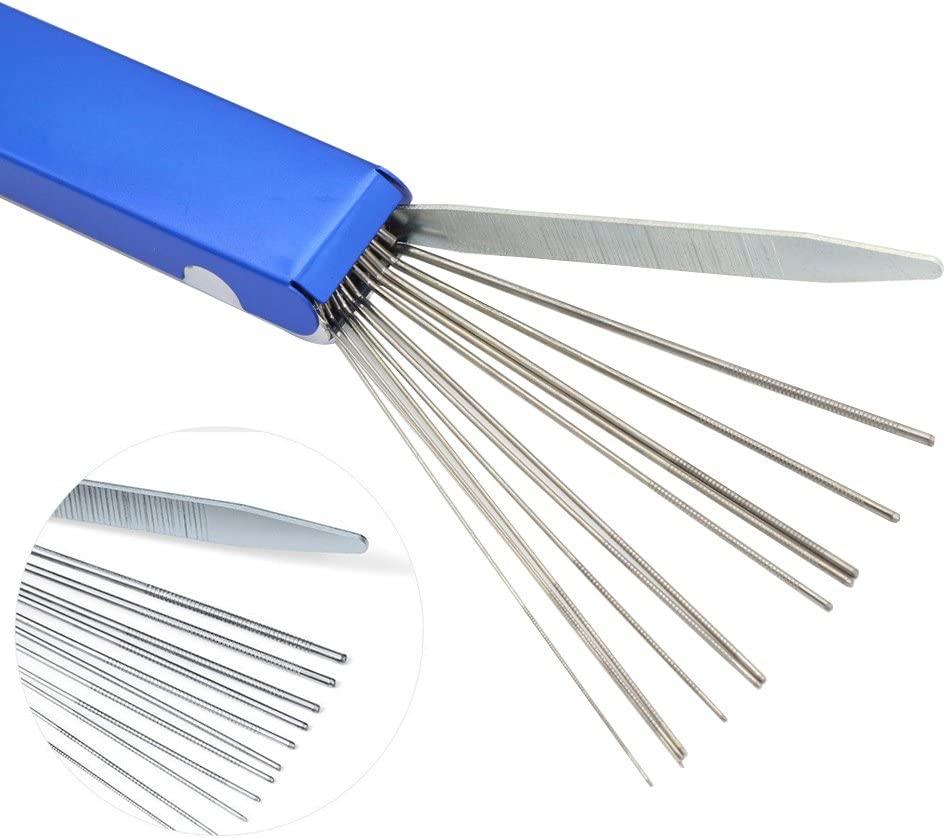 CARB JET CLEANER WIRE SET (0.3 - 1.6mm), CARBURETOR / 60MM WIRE LENGTH