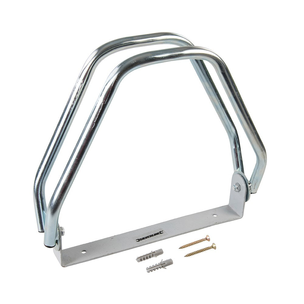 Wall-Mounted 180° Adjustable Bicycle Storage Wheel Holder Stand