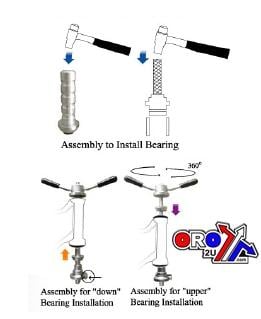 CUP PRESS TOOL SET/5 SIZES