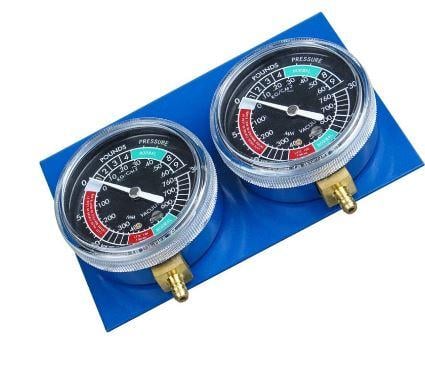 2 Pcs Motorcycle Carburettor Vacuum Gauges, Balancer Synchronizer Tool with Hose