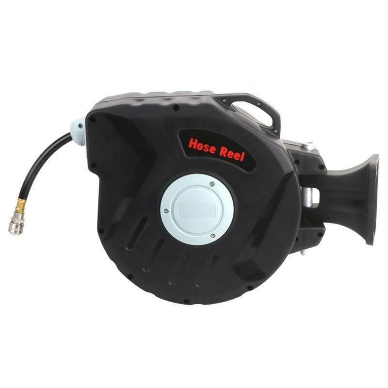 AIR LINE 20 METER HOSE REEL, Retractable Air Compressor Line Hose Reel, RE 84990300