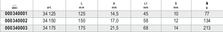 Flat Chisel 125mm - Beta Tools 34 125