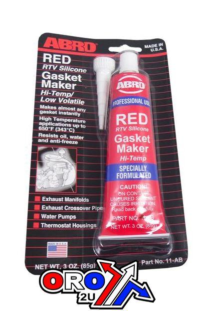 GASKET MAKER HIGH TEMP 85g, RED 11-AB