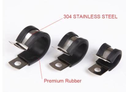 52pcs. CUSHION TUBE CLAMP KIT 6-19, HOSE BRAKE CLUCH CLAMP / P CLIP