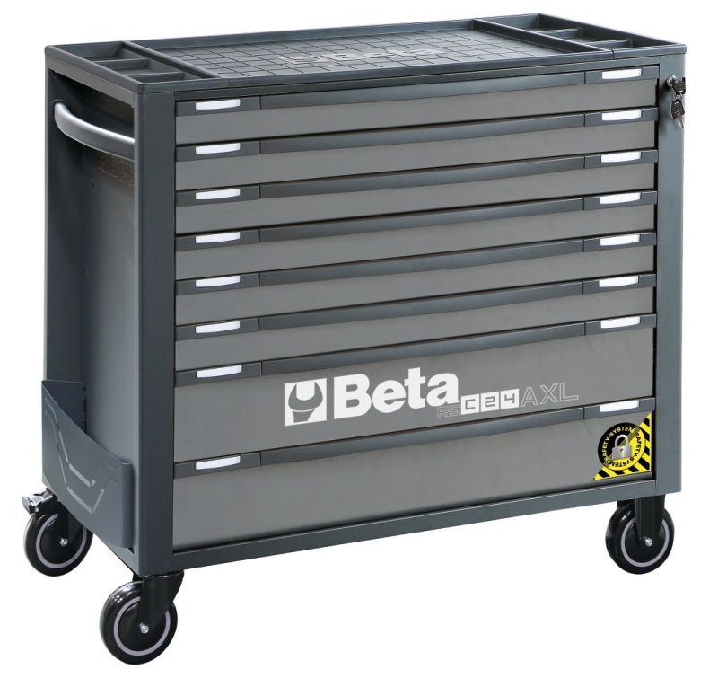 Mobile Roller Cab 8 Drawers Anti-Tilt System Long Model 1000kg Capacity - Beta Tools RSC24AXL/8-O