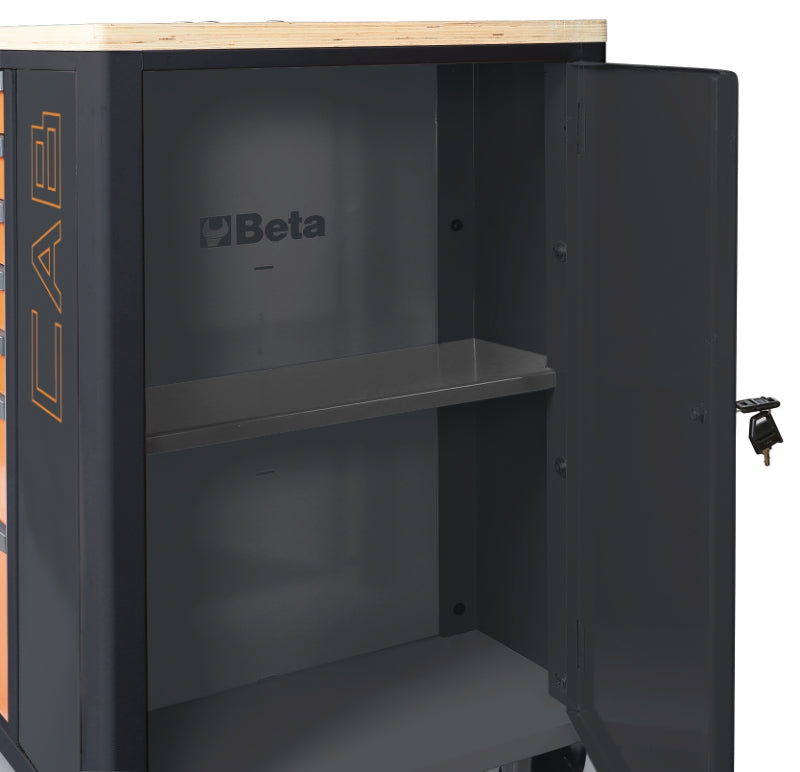 Mobile Roller Cab 7 Drawers Tool Cabinet 1100kg Capacity - Beta Tools RSC24L-CAB/O