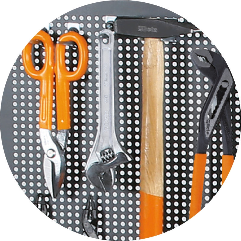 Perforated Tool Panel with Supports for Roller Cab RSC24AXLP/7 - Beta Tools 2400 RSC24AXLP/PF