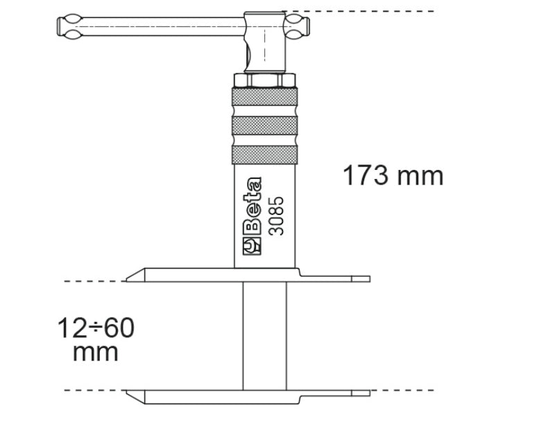 Brake Piston Retracting Tool for Motorcycles and Scooters - Beta Tools 3085