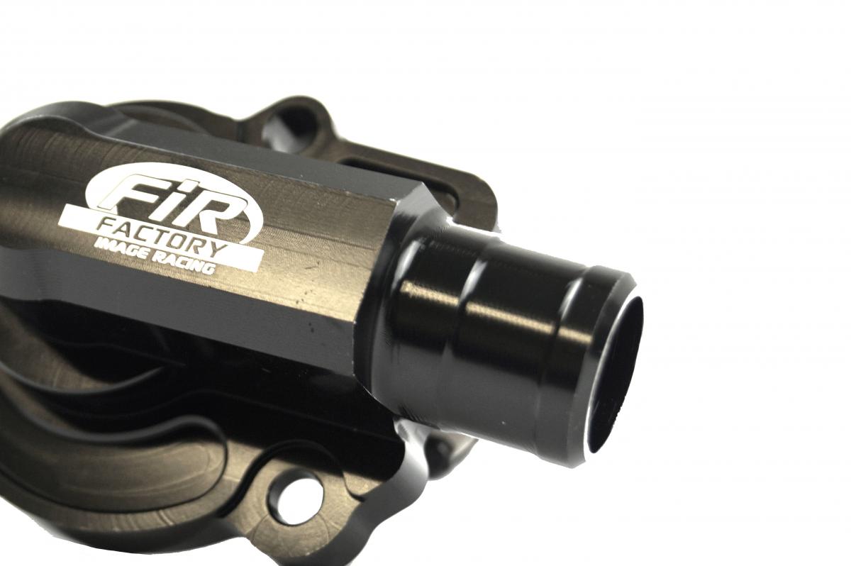WATER PUMP COVER 16-18 SX125 KTM, FIR ASWPC-03, BILLET ALLOY BLACK, 50435052000 OEM FITMENT
