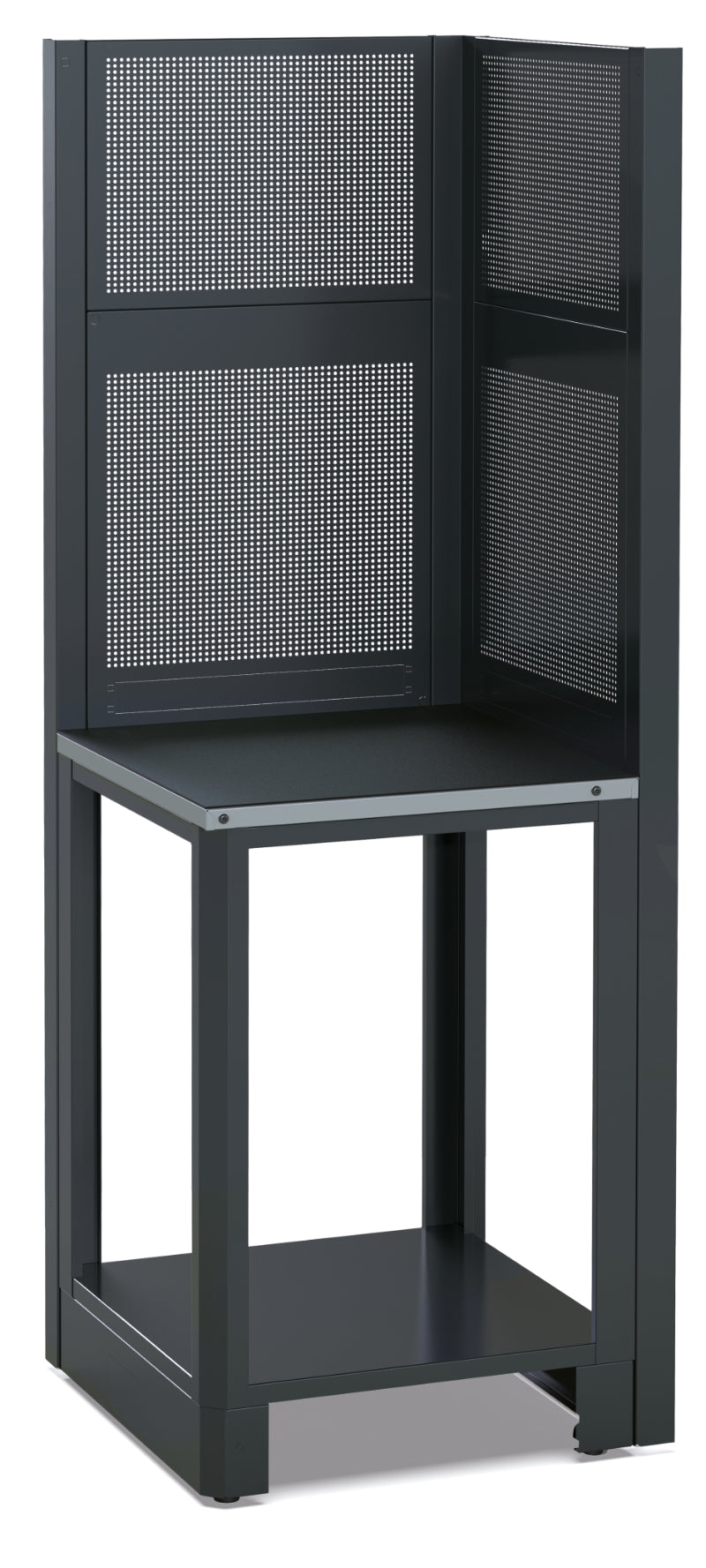 Self-Supporting Complete Corner for RSC50, 630x630mm Worktop, Shockproof PVC Coat, Includes 2 Lower Panels 650x625mm, 2 Upper Panels 650x400mm, Complete Framework - BetaRSC50 RSC50 AC-G