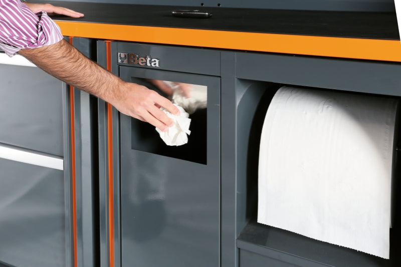 Fixed Service Module with Waste Bin, Paper Roll Compartment, 305x270mm Storage Drawer - BetaRSC55 C55MS