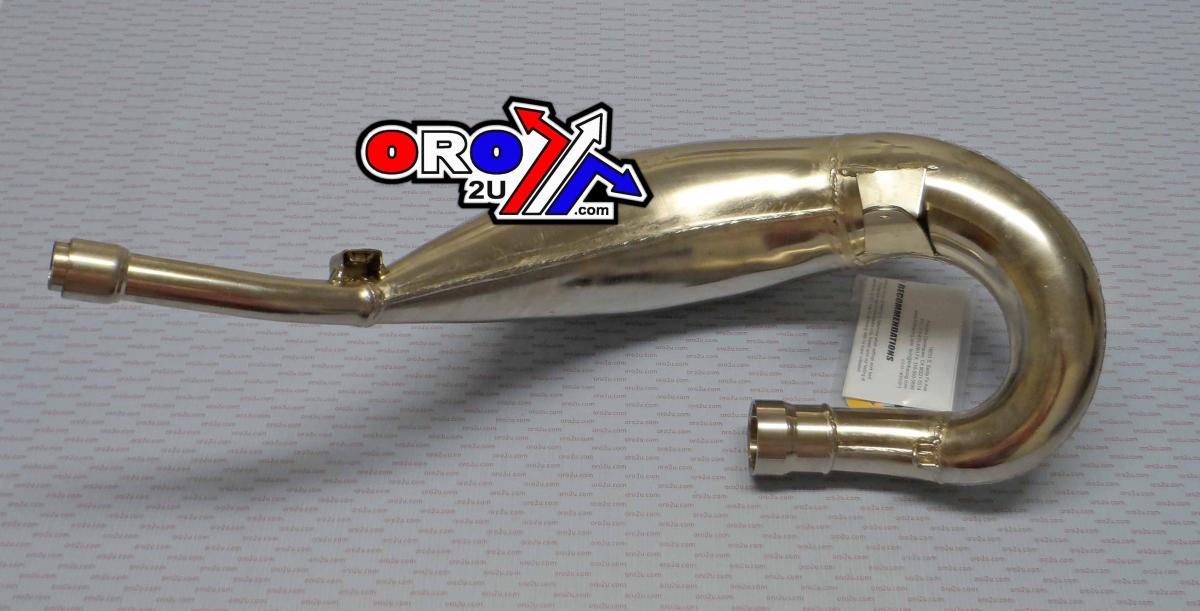 98-99 CR125 FATTY FRONT PIPE, FMF 020018 EXHAUST NICKEL