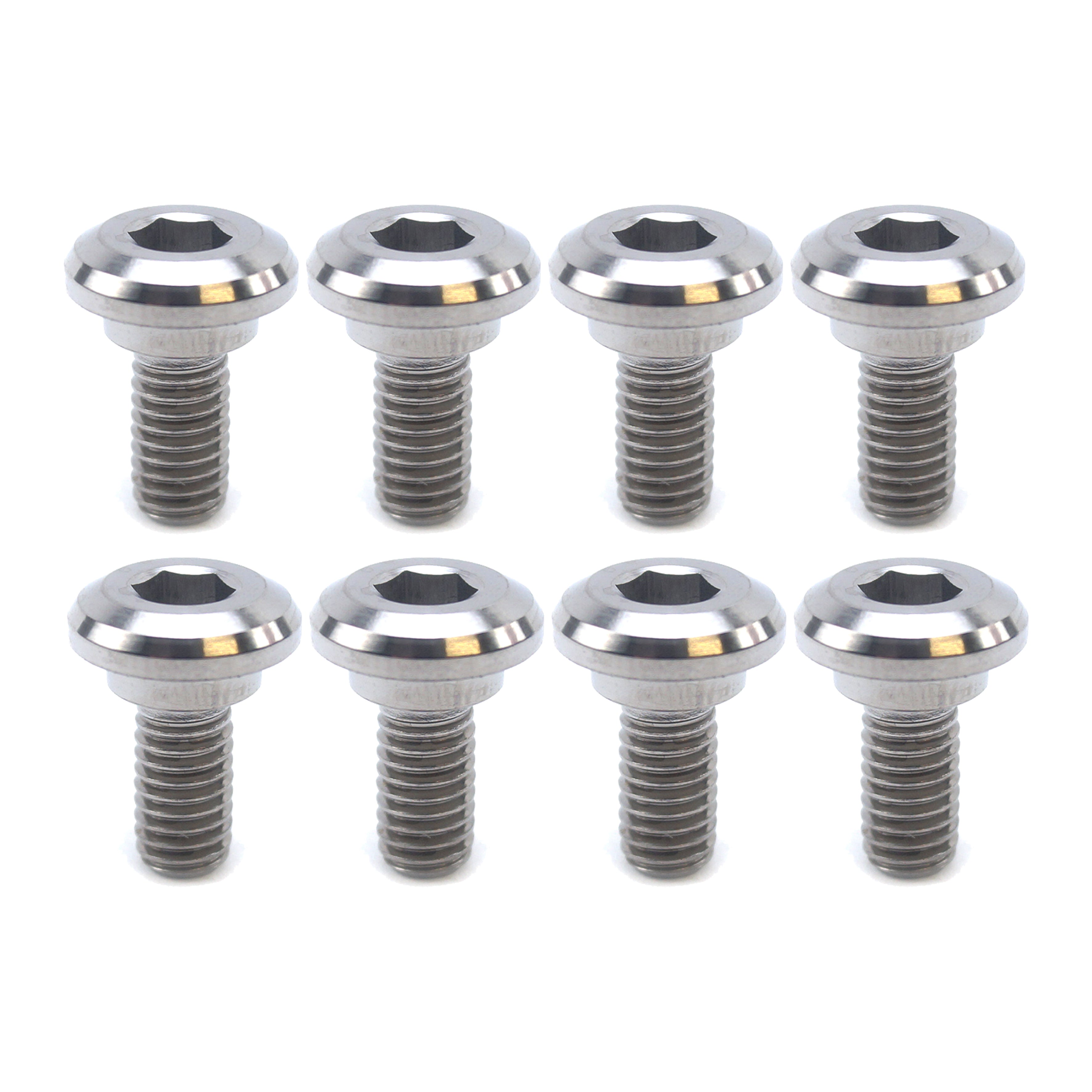 TI GR5 BOLTS DISC KAW/SUZ KIT/8, TITANIUM FRONT & REAR RM KX KXF, / FIR BRAND