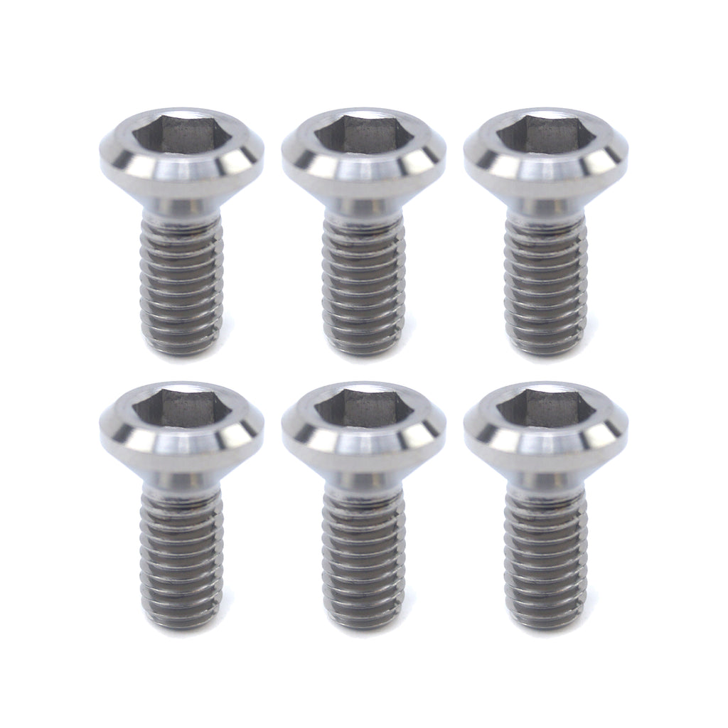 BOLT DISC YAMAHA FRONT KIT/6, TITANIUM / / CSK M6, 90149-06327-00 / 90151-06080-00