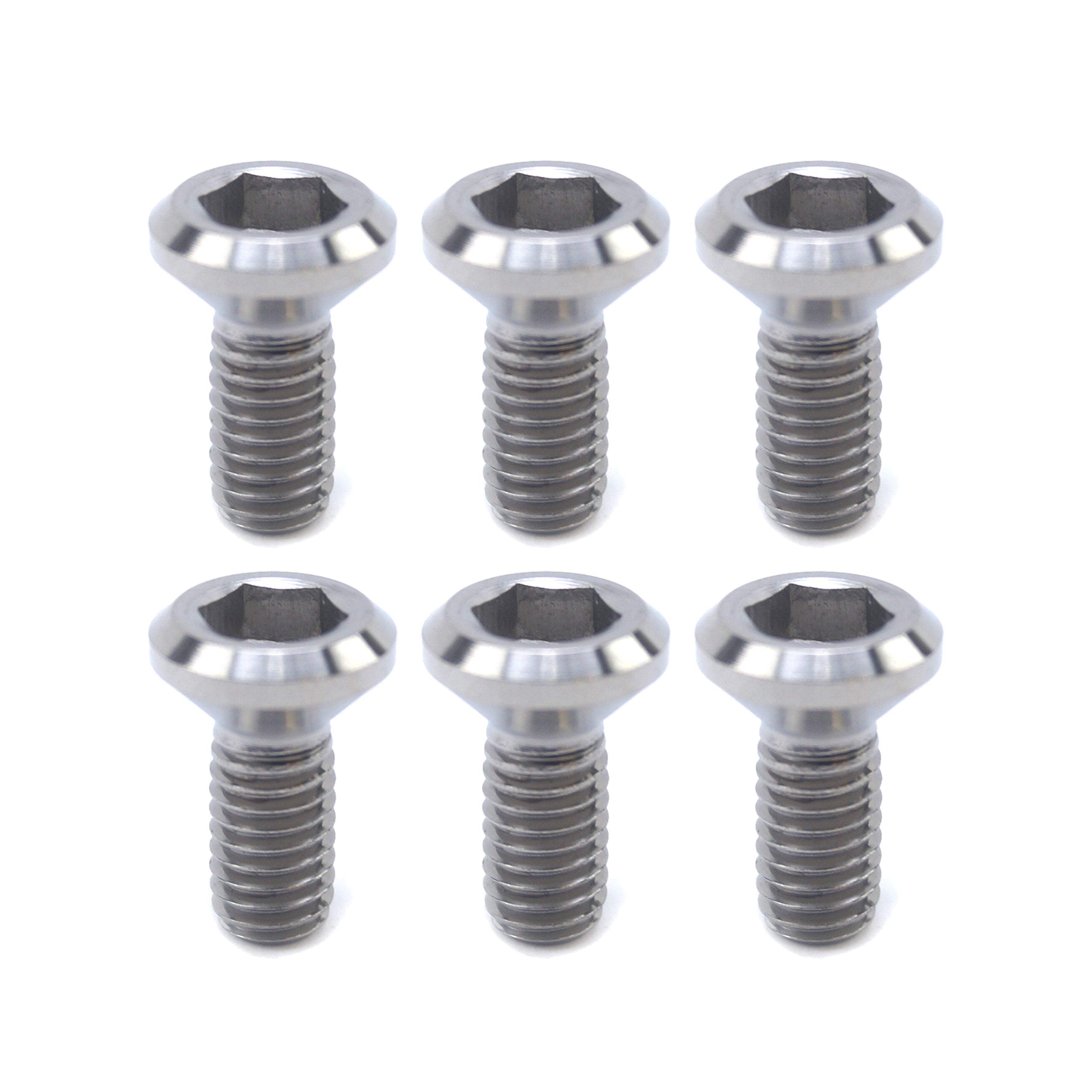 BOLT DISC YAMAHA FRONT KIT/6, TITANIUM / / CSK M6, 90149-06327-00 / 90151-06080-00