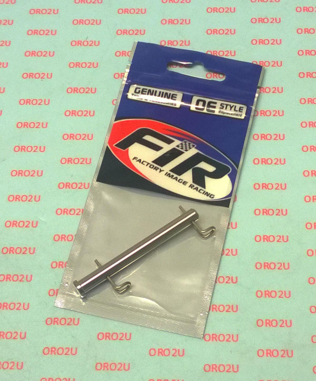 TITANIUM GR5 BRAKE PIN 61mm EACH, & STAINLESS STEEL BENT R-CLIPS