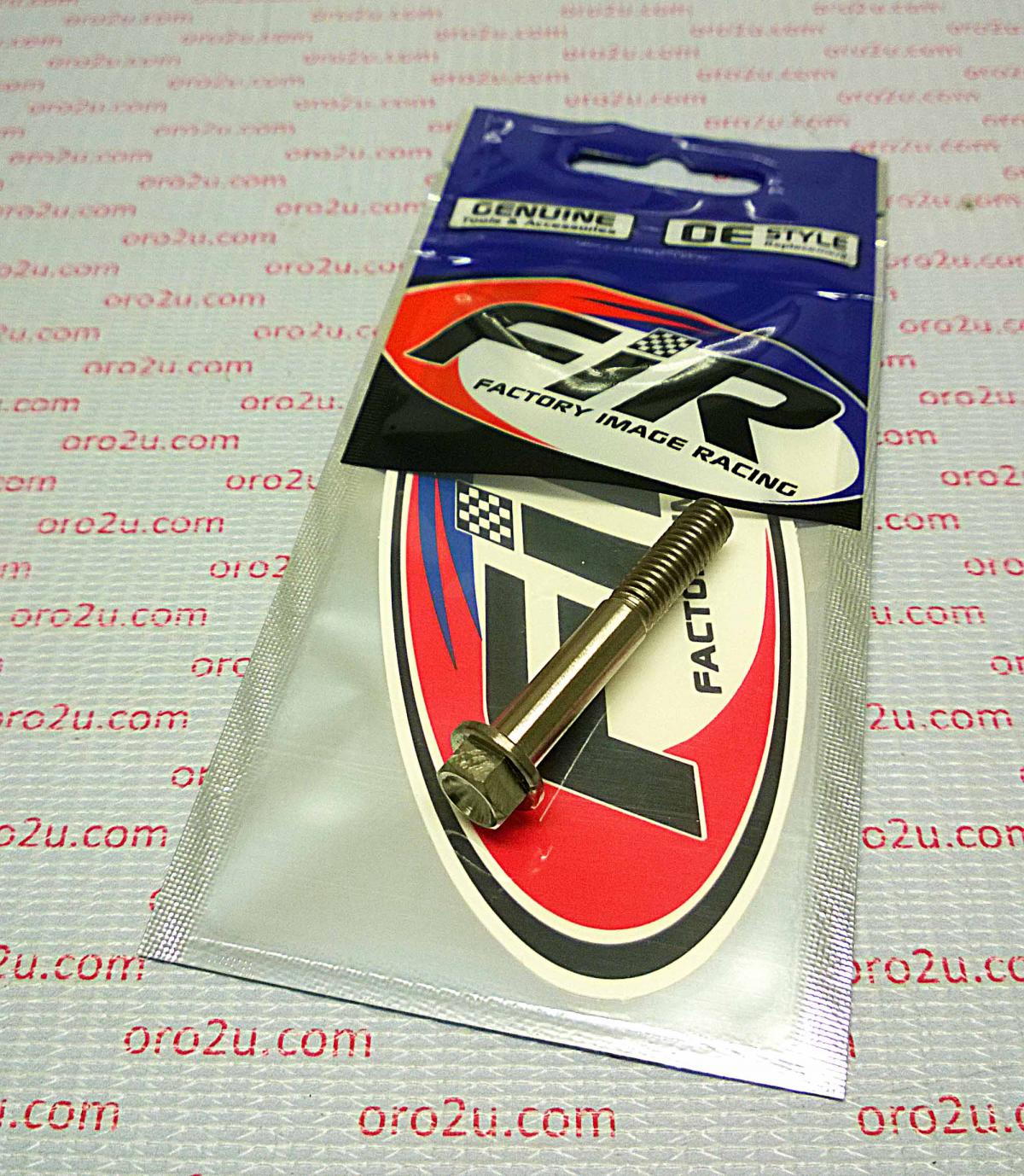 TITANIUM GR5 BOLT M6 x 40mm EACH, FLANGE OD: 11mm / HEX SIZE: 8mm, /