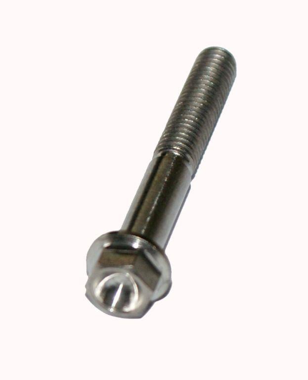 TITANIUM GR5 BOLT M6 x 45mm EACH, FLANGE OD: 11mm / HEX SIZE: 8mm, /
