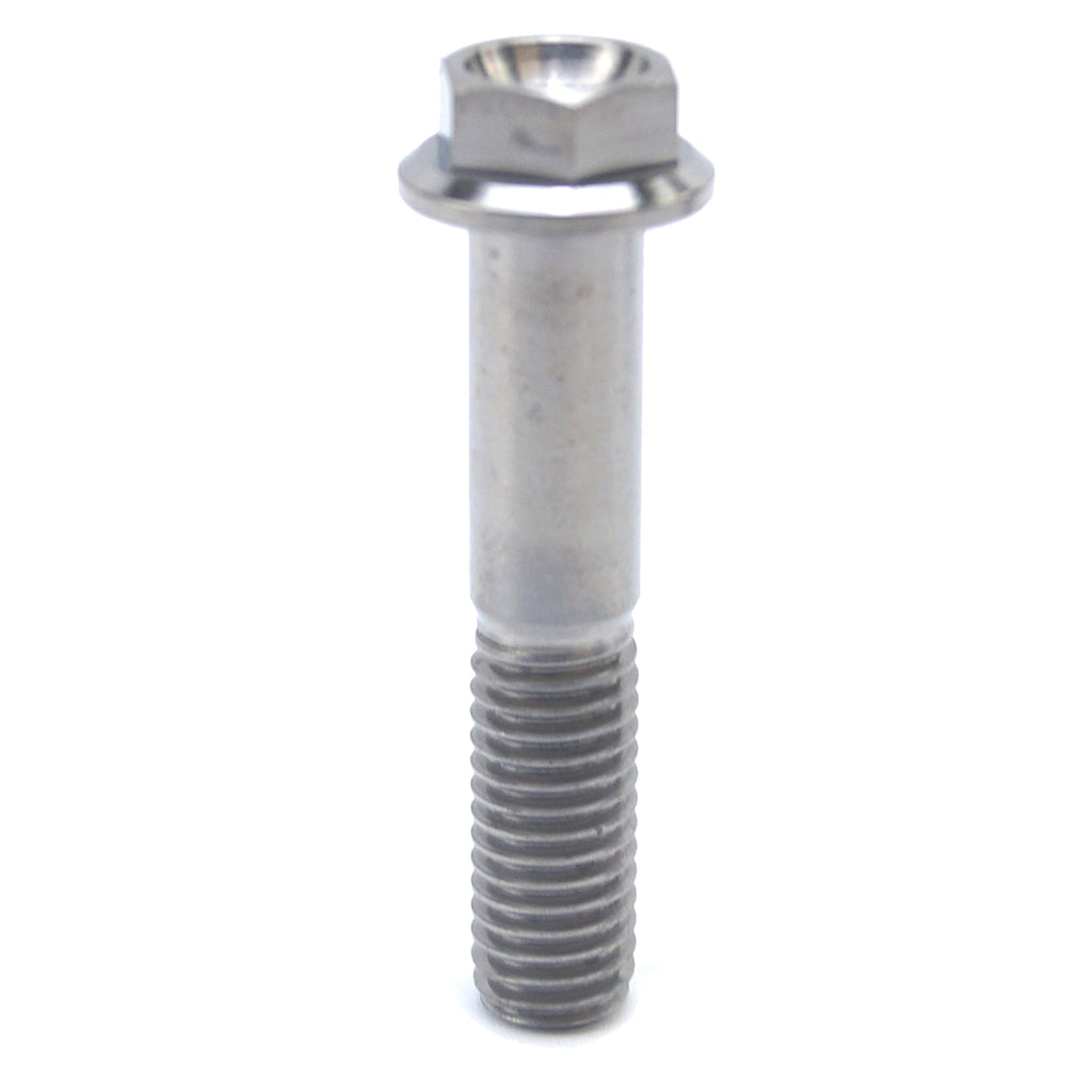 TITANIUM GR5 BOLT M8 x 40mm EACH, FLANGE OD: 14mm / HEX SIZE: 10mm, /