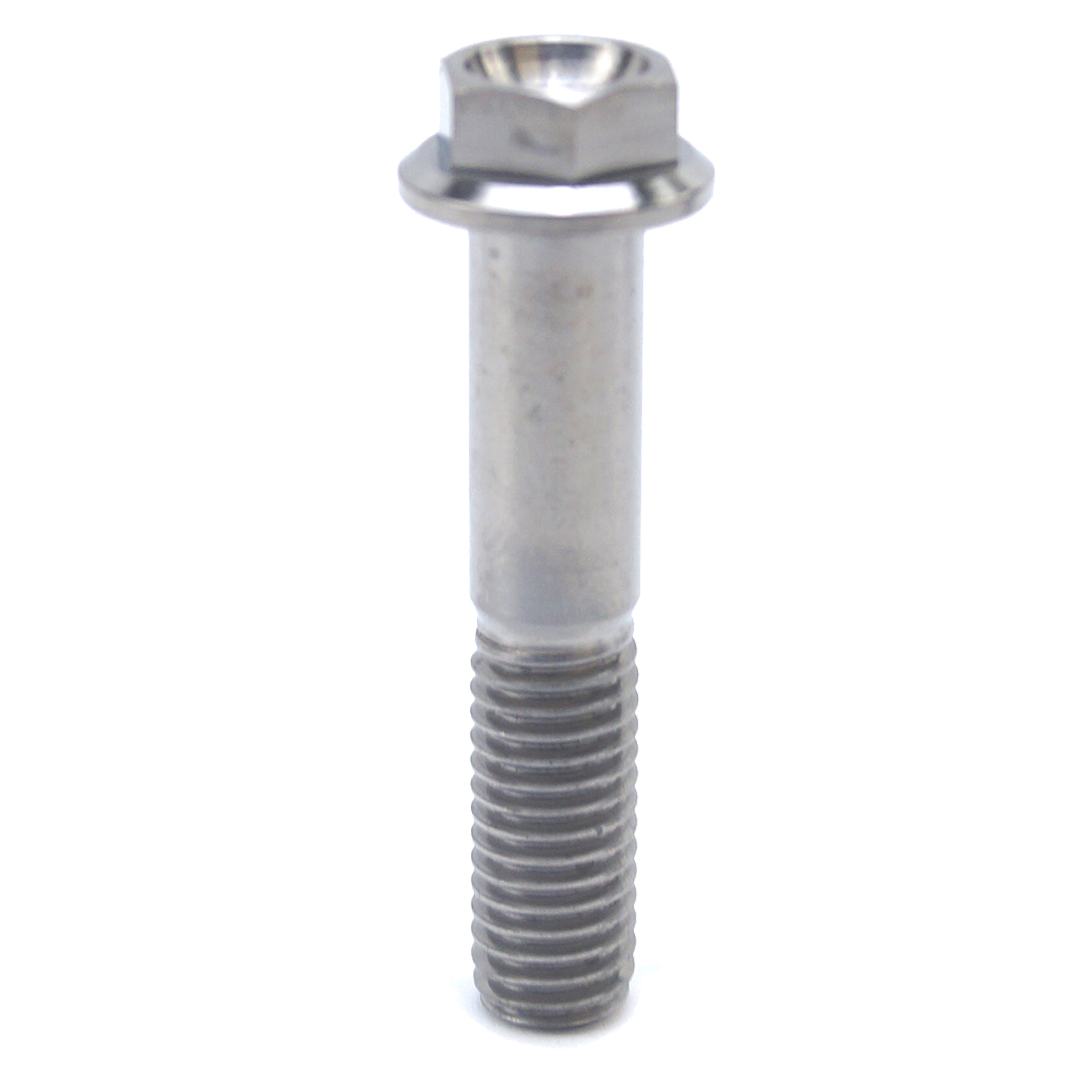 TITANIUM GR5 BOLT M8 x 40mm EACH, FLANGE OD: 14mm / HEX SIZE: 10mm, /