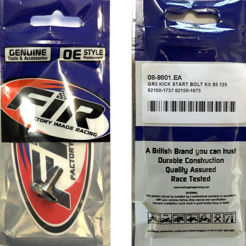 GR5 KICK START BOLT KX 85 125, OEM REF 92150-1737 92150-1673