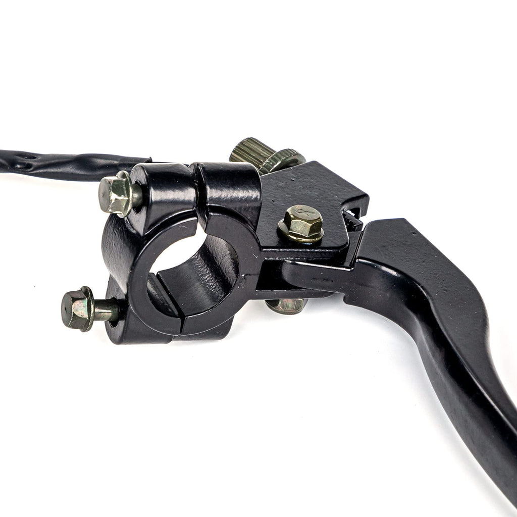 FRONT BRAKE RH LEVER ASSEMBLY WITH PERCH & 2-PIN SWITCH WIRING 83-06 YAMAHA PW 80