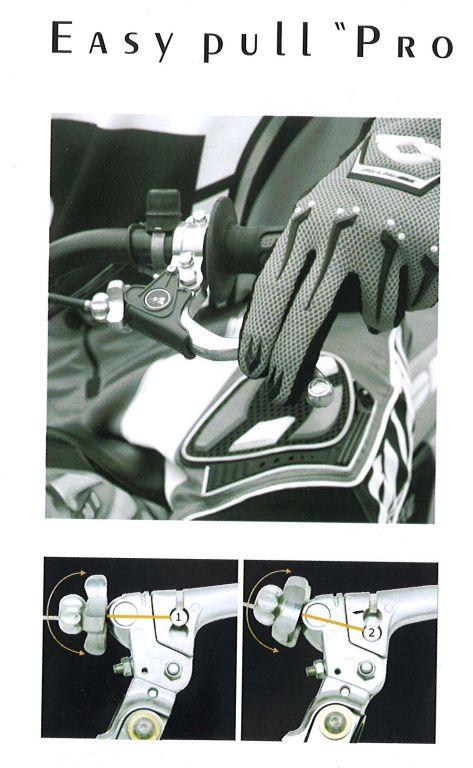 EASY PULL PRO COMBO GRIP STD, WIRTZ 6W1071 FORGED LEVERS, WITH HOT STARTER