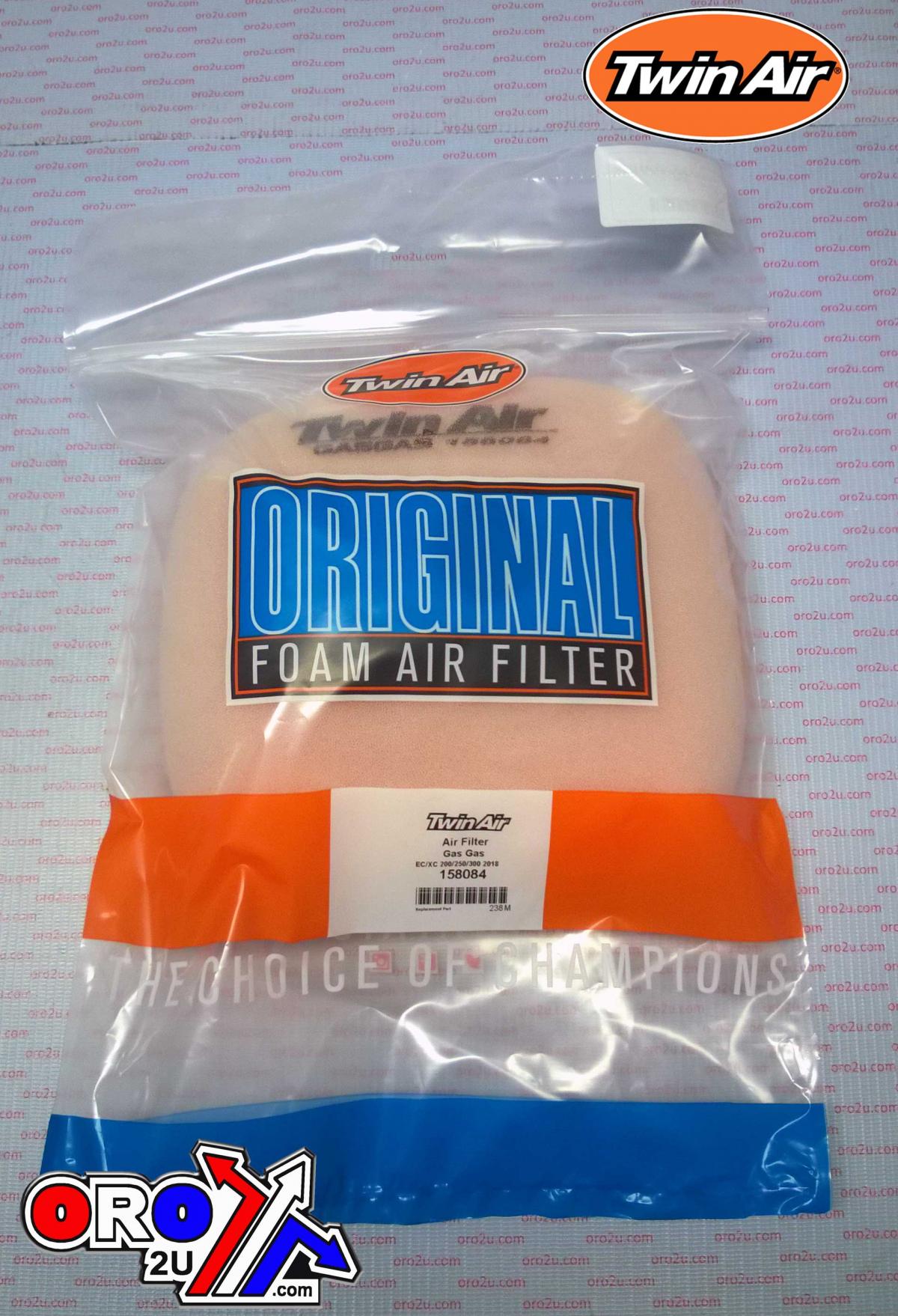 AIR FILTER 2018 GASGAS EC250, TWIN AIR 158084