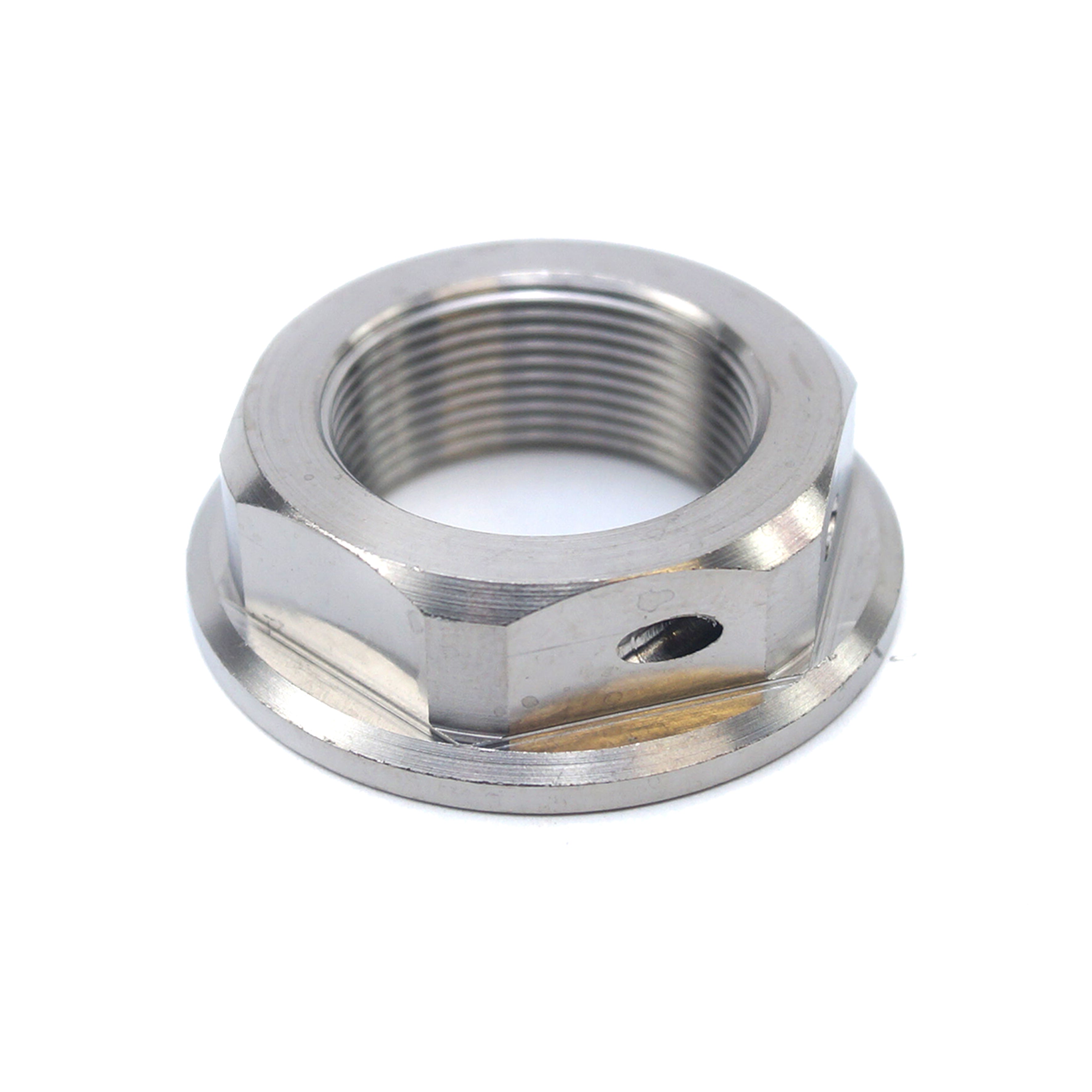 GR5 M22x1.00mm STEM NUT EACH, TITANIUM / KX KLX KDX CR RM, / CNC
