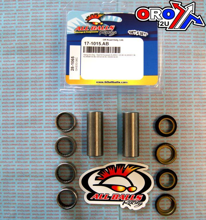 SWINGARM BEARING KIT ALLBALLS, ALLBALLS 28-1065 KAWASAKI KLX650/KX125/250