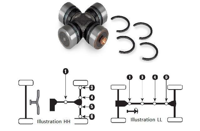 UNIVERSAL JOINT SPIDER ATV, BRONCO AT-08500 2HR-46187-00