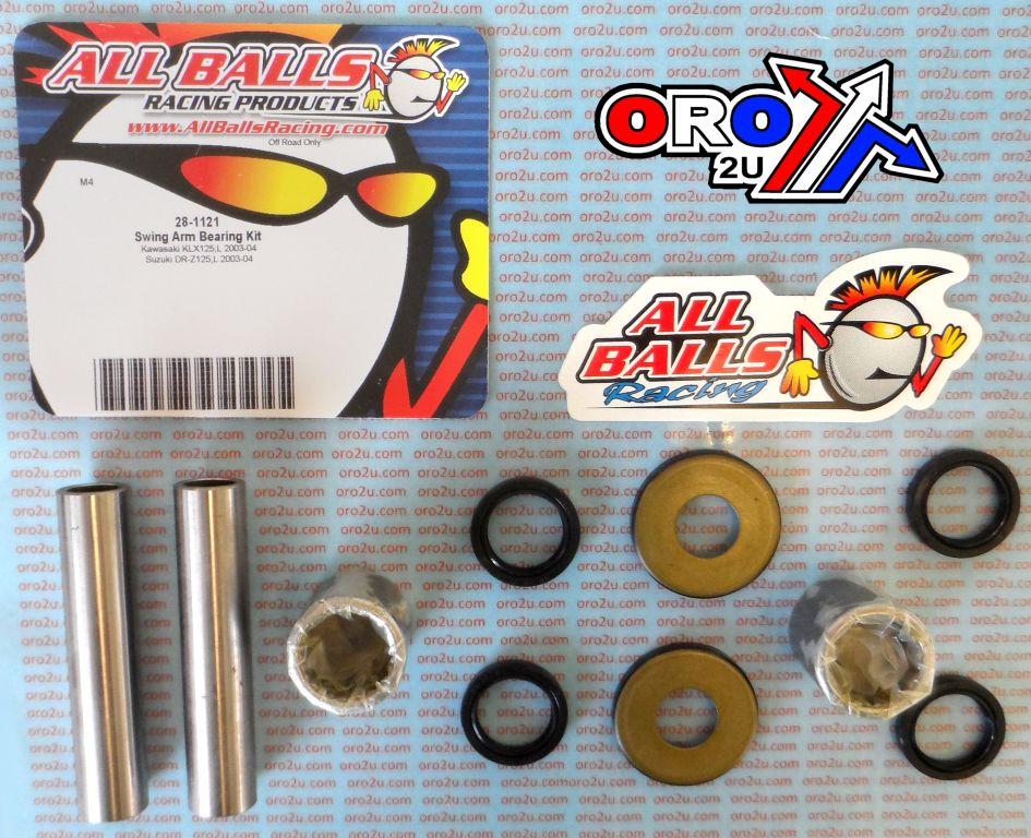 SWINGARM BEARING KIT ALLBALLS, ALLBALLS 28-1121 KAW KLX125 03-06/SUZ DR-Z125 03-21