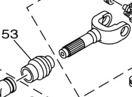 REAR DRIVE SHAFT CROSS JOINT YOKE KIT 1999-2023 YAMAHA GRIZZLY 350 IRS KODIAK GRIZZLY 450 1D9-46107-00-00