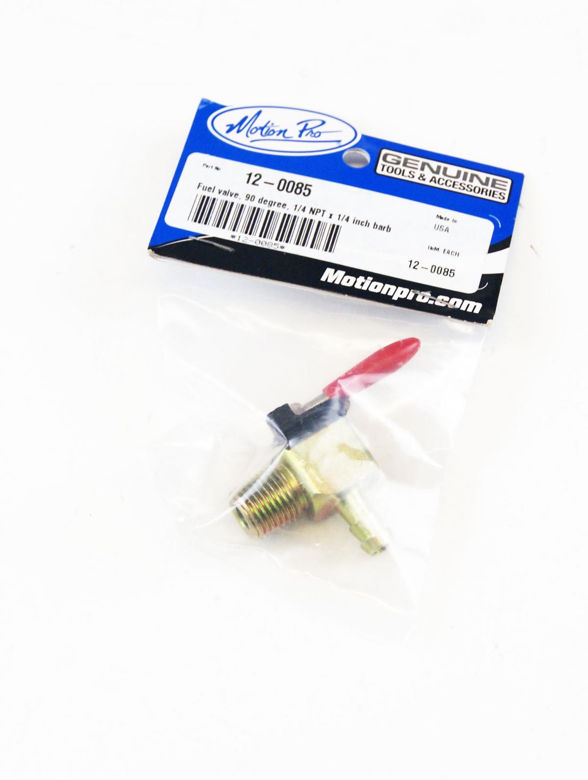 FUEL TAP INLINE 90 6MM/SCREW, END 12-0085 BEND