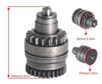 STARTER BENDIX GEAR 08-16 KTM HUSABERG HUSQVARNA 250 300 55140026000