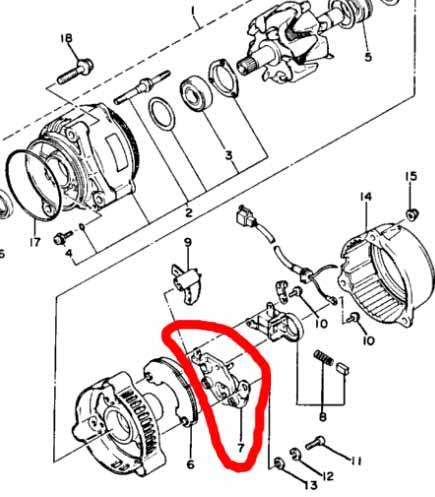 ALTERNATOR VOLT REGULATOR, KAW, SUZ, TRIUMPH, YAMAHA, ROAD, MC