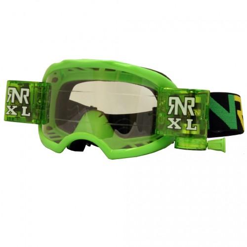 RNR COLOSSUS GREEN XL ROLL & TEAR OFF, GREEN GOGGLE, 36MM ROLL OFF, GX47XL, ROLL & TEAR OFF
