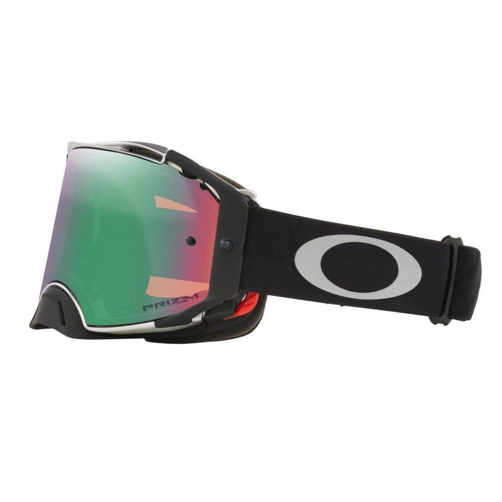 OAKLEY AIRBRAKE MX TUFF BLOCKS BLACK/GUNMETAL, PRIZM MX JADE LENS OA OO7046-C1, OA OO7046-C1