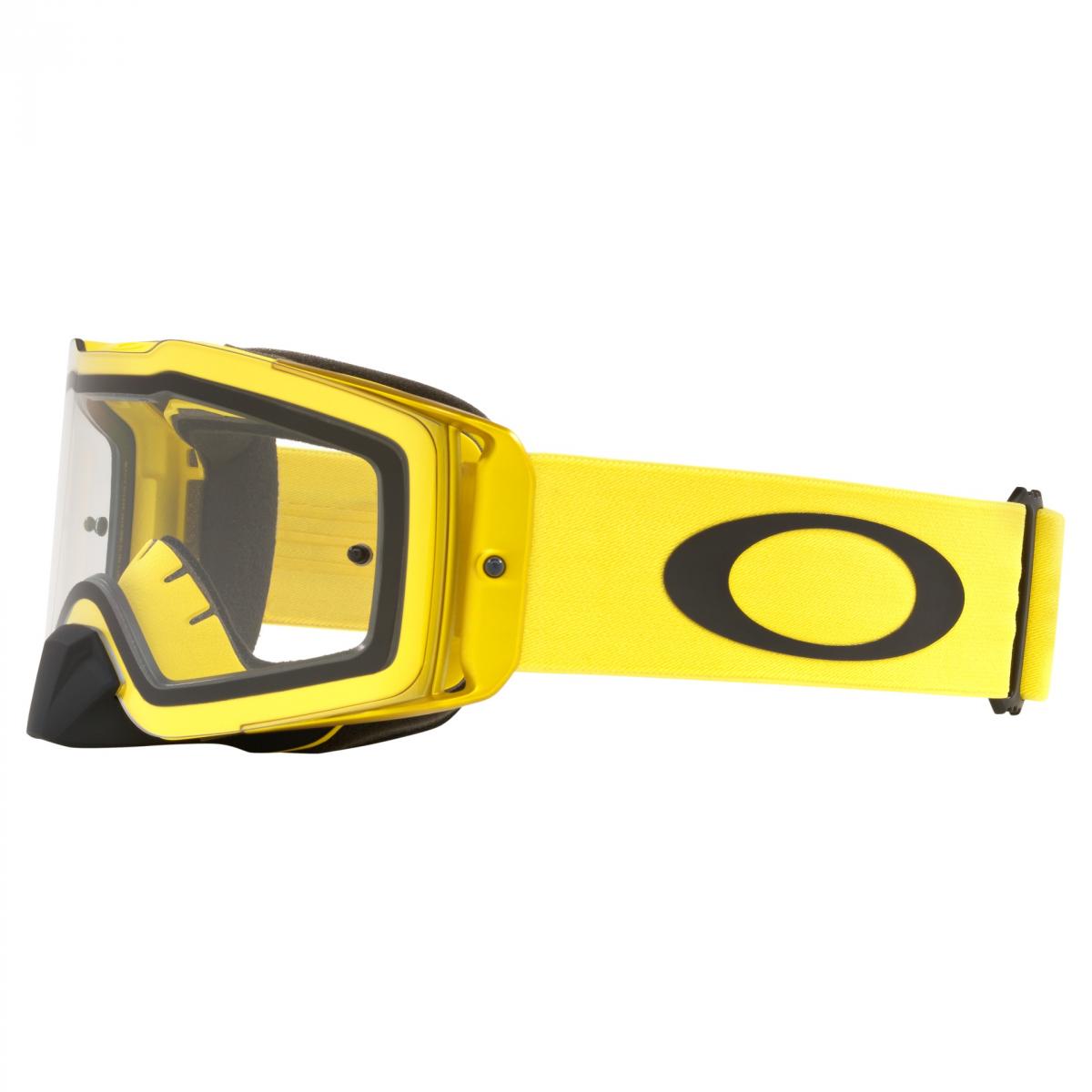 OAKLEY FRONT LINE MX MOTO YELLOW, OA OO7087-80 CLEAR LENS, OA OO7087-80