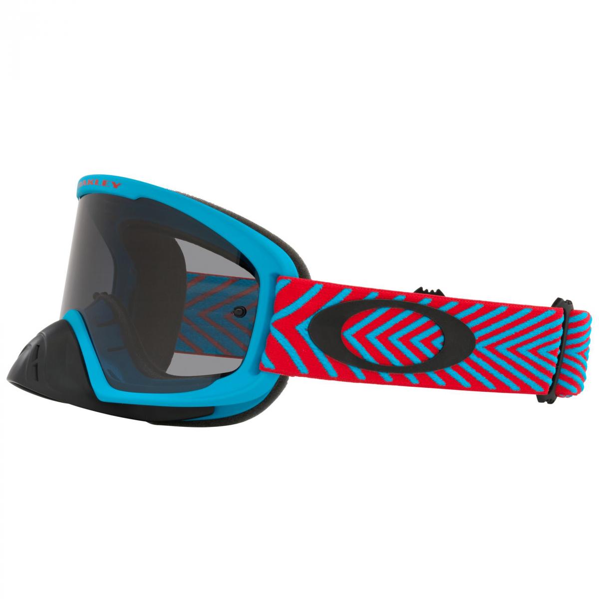 OAKLEY O FRAME 2.0 PRO MX MOTION BLUE, OA OO7115-40, DARK GREY LENS