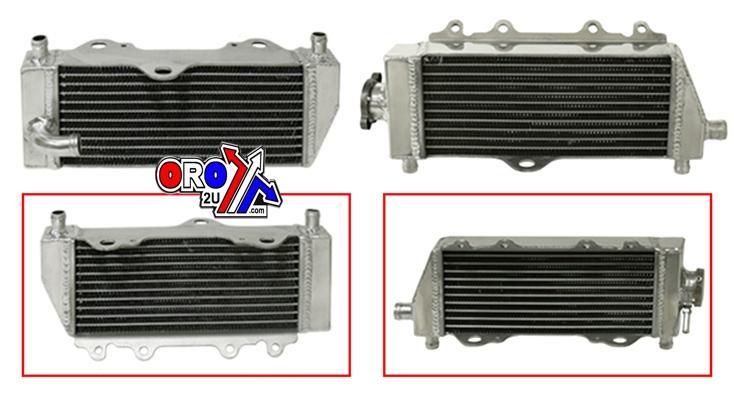 RADIATOR YZ250 02-24 SET STD, 5NX-12461-00-00, 5UM-12461-E0-00, 5NX-1240A-00-00, 5UM-1240A-E0-00, XD-10033