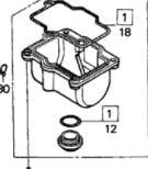 O-RING 18.6x2.4 KEININ DRAIN PLUG EACH, O-RING (2.4X18.6) 16075-GHB-B00 16958-028-000 16955-283-000 16958-011-000 18-4641, FUEL TAP FILTER O RING