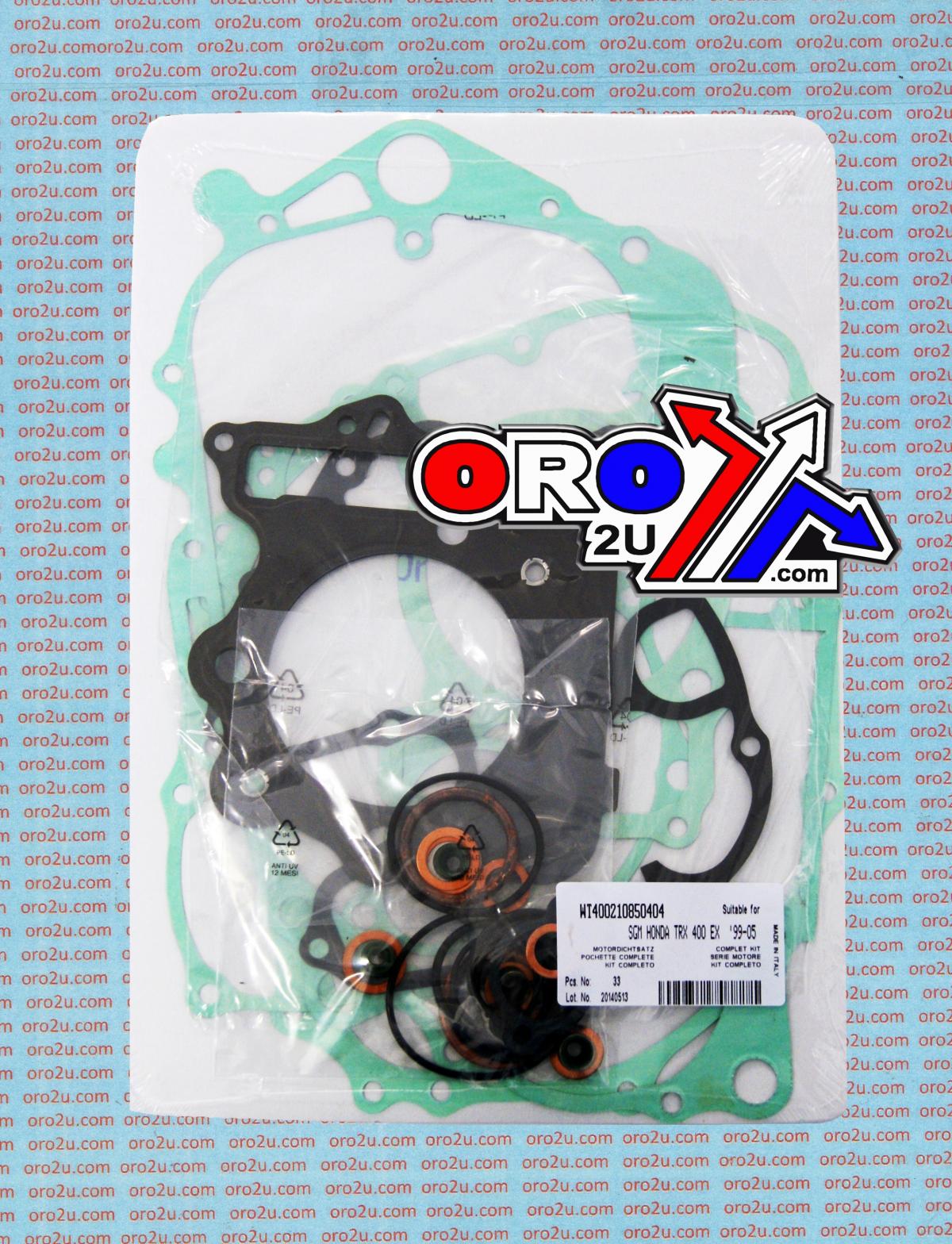 COMPLETE GASKET KIT TRX 400 EX 99-04, ATHENA P400210850404 HONDA